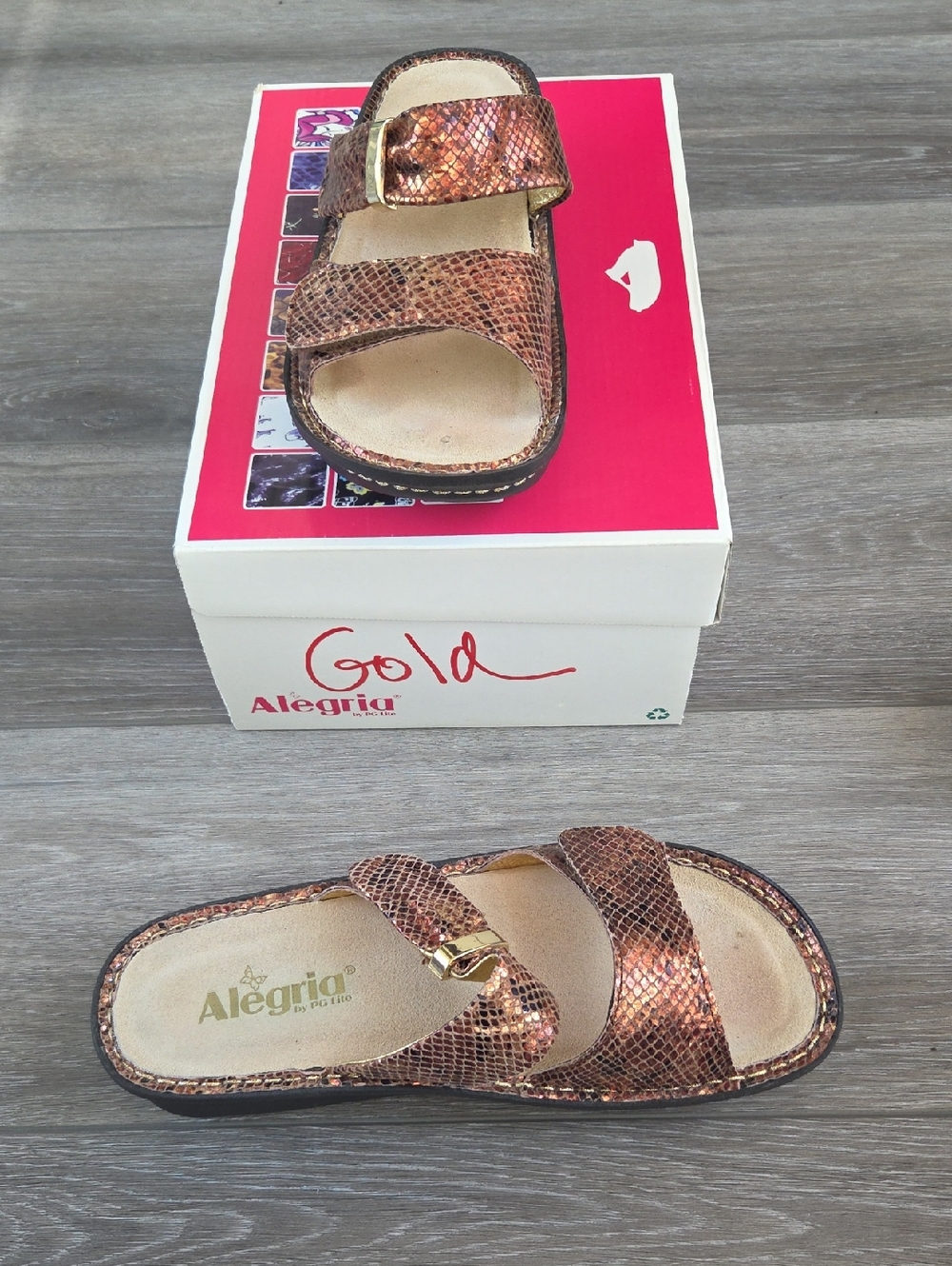 Allegria Metallic Slides 37
